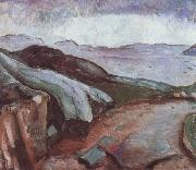 Edvard Munch Coast oil painting reproduction